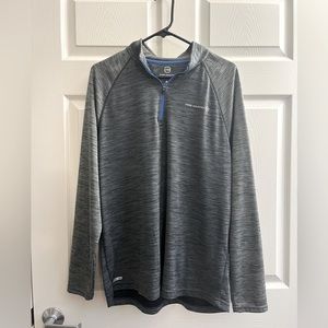 Free Country Sweatshirt Mens Large Quarter Zip Lightweight Ultimate Comfort